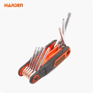 HARDEN 8-in-1 Folding Torx Key Set | Cr-V Steel | Pro
