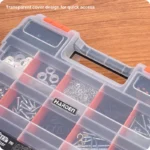 12.5" Double-Sided Plastic Organizer | PP Box | Storage