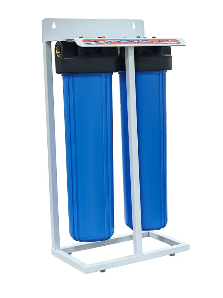 DOUBLE WATER FILTER 20" JUMBO WITH STAND TOMAX | Heavy Duty Water Filter | UAE