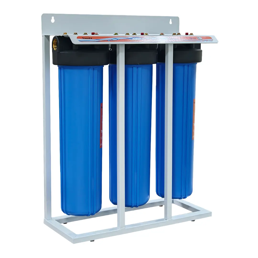 Jumbo Filter with stand Triple TRIPLE WATER FILTER 20" JUMBO WITH STAND | TOMAX | HIGH FLOW
