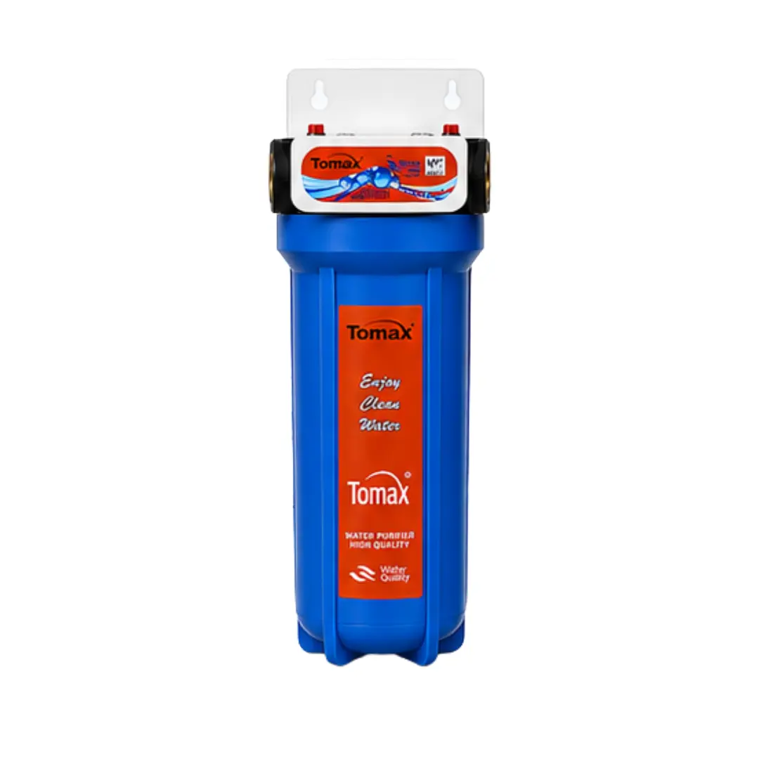 SINGLE WATER FILTER 10-INCHES BLUE BOTTLE TOMAX (1) SINGLE WATER FILTER 10" TOMAX | Cuno Foam Candle | Blue Bottle UAE