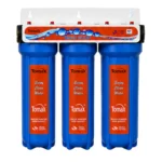 Triple Water Filter 10" Blue Bottle Tomax | Cuno | Carbon