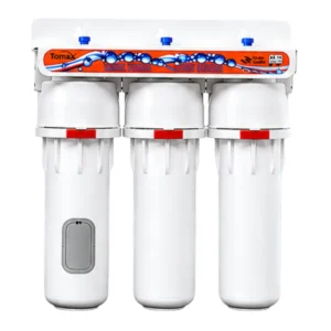 10" Triple Water Filter | TOMAX Easy Housing | 3 Stage with Cuno, Carbon Net, & Carbon Plain Candle