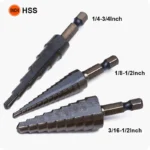 HARDEN 3PCS Step Drill Bit Set - Image 2
