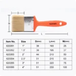 Harden Paint Brush | Plastic Handle | 6 Sizes | Oil Paint - Image 9