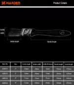 HARDEN TPR Handle Paint Brush | 1-4 Inch | Heavy Duty - Image 7