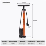 Harden Hand Pump with Gauge | 38x600mm | 160Psi | Steel - Image 11