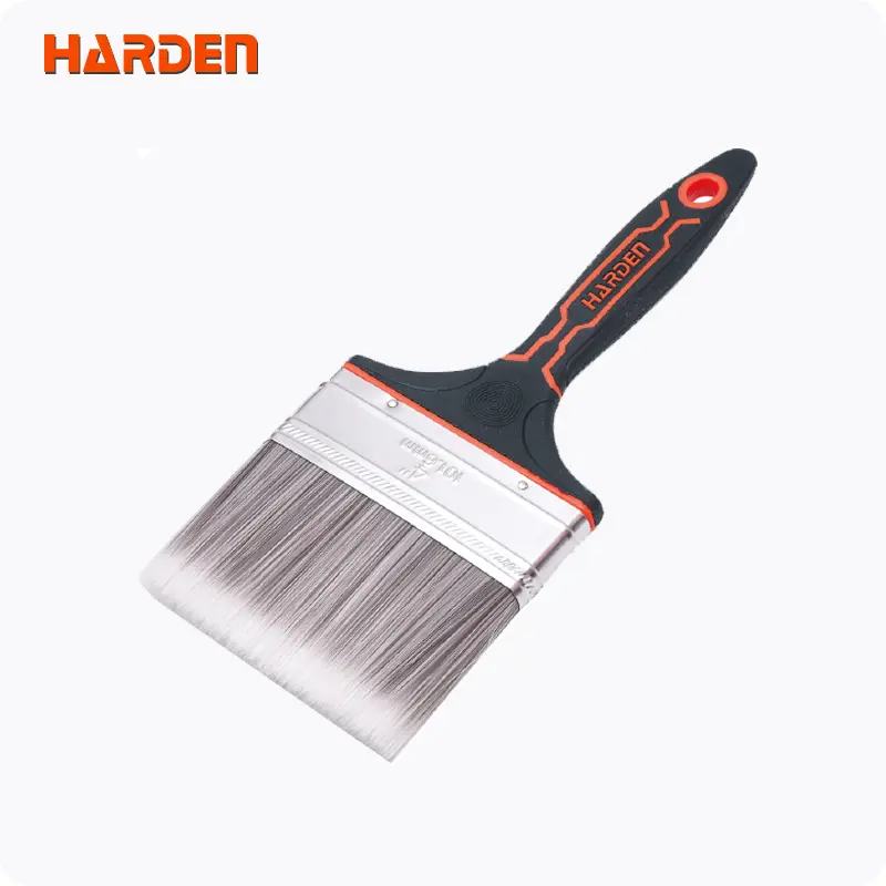 Harden Paint Brush | Double Color TPR Handle | 6 Sizes | Oil Paint