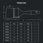Harden Paint Brush Plastic Handle - Image 6