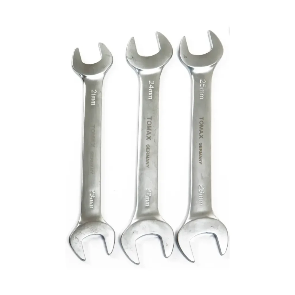 TOMAX Double Open Spanner | 22x24, 24x27, 25x28 | Steel