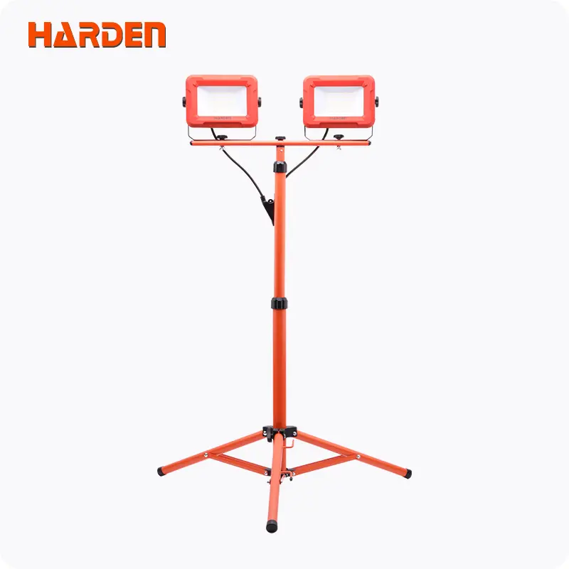 HARDEN 2-Head Tripod Stand Work Light | 50W | 10000LM | IP65