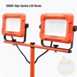 HARDEN 2-Head Tripod Stand Work Light | 50W | 10000LM | IP65 - Image 2