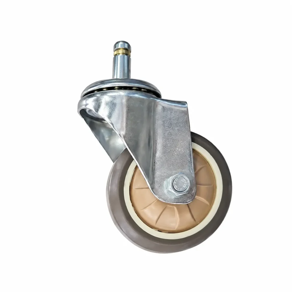 Grey TPR Caster Wheel | ADH22 | 3" | Swivel & Fix