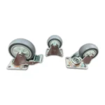 TOMAX Grey TPR Caster Wheel ADH21 | 3-Inch & 4-Inch