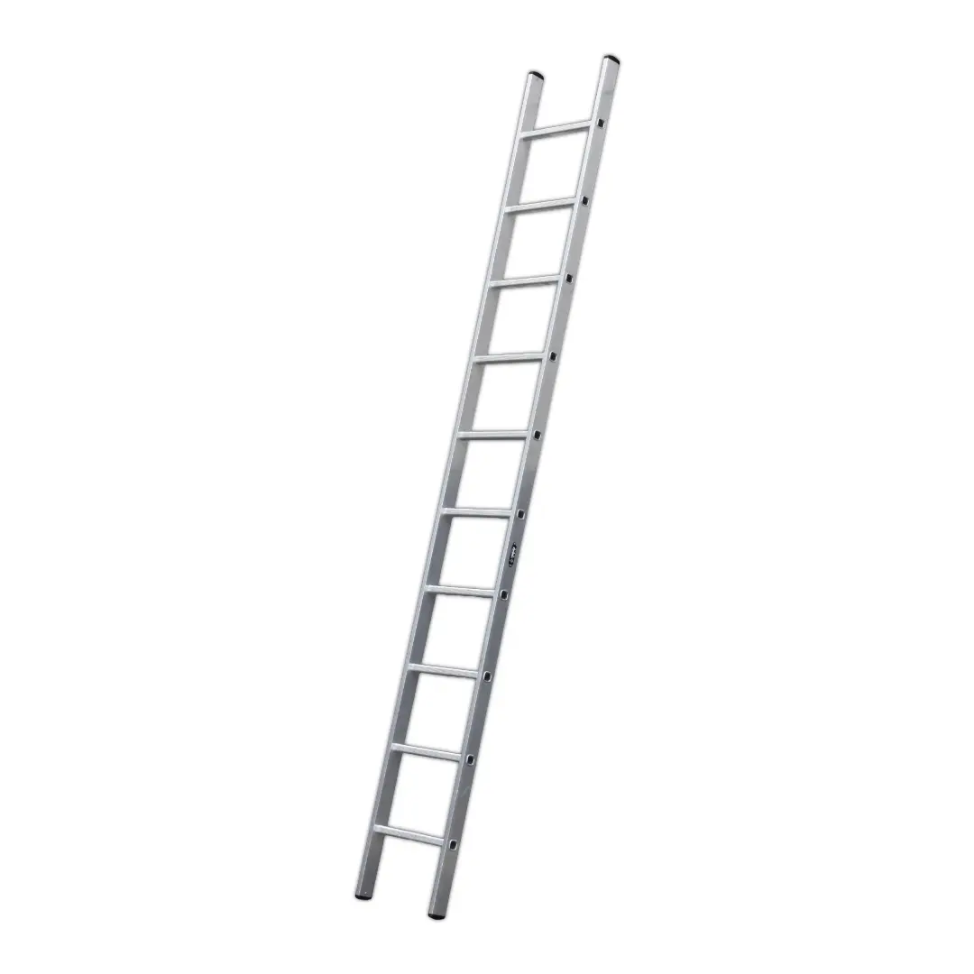 TOMAX STRAIGHT LADDER TSQL-10 STEPS Tomax Straight Ladder | 10-21 Steps | Aluminium | Pro