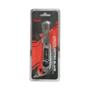 Tomax Cutter Knife | ADH03 | Snap-Off Blade | Red Silver