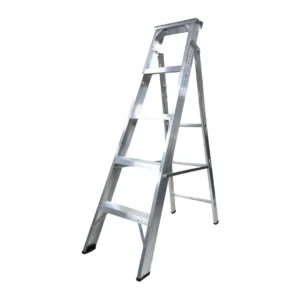 Portable aluminium step ladder