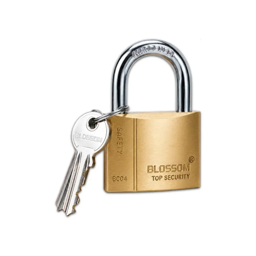 BLOSSOM Brass Padlock | 20-60mm | Short & Long | 3 Keys