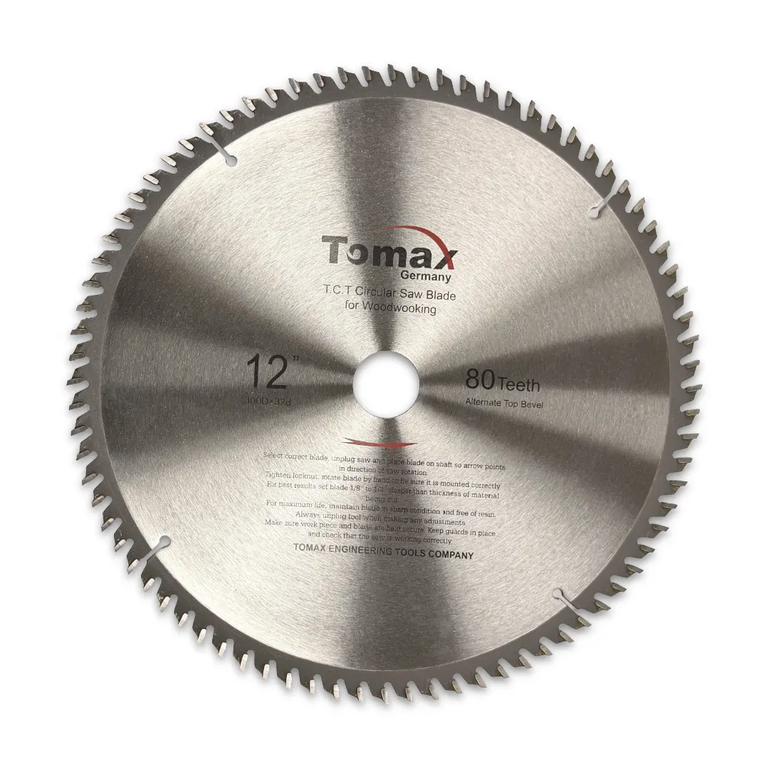 T.C.T Circular Saw Blade for Woodworking TOMAX Wood Cutting Blade | TCT | 4-16" | 4 Sizes