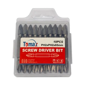 TOMAX Screwdriver Bits | PH2xPH2 | 65mm | 10PCS Pack