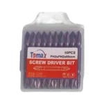 1. TOMAX DOUBLE HEAD SCREWDRIVER BITS PH2XPH2X65MM (10PCS/PKT)