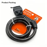 1200×12mm 5 Digit Combination Bicycle Cable Lock - Image 11