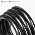 1200×12mm 5 Digit Combination Bicycle Cable Lock - Image 4