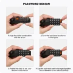 1200×12mm 5 Digit Combination Bicycle Cable Lock - Image 9