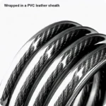 HARDEN Bicycle Cable Lock | 4-Digit | 1200x10mm | Steel - Image 4