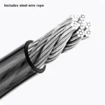 HARDEN Bicycle Cable Lock | 4-Digit | 1200x10mm | Steel - Image 5