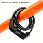 HARDEN Bicycle Cable Lock | 4-Digit | 1200x10mm | Steel - Image 8