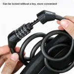 HARDEN Bicycle Cable Lock | 4-Digit | 1200x10mm | Steel - Image 9