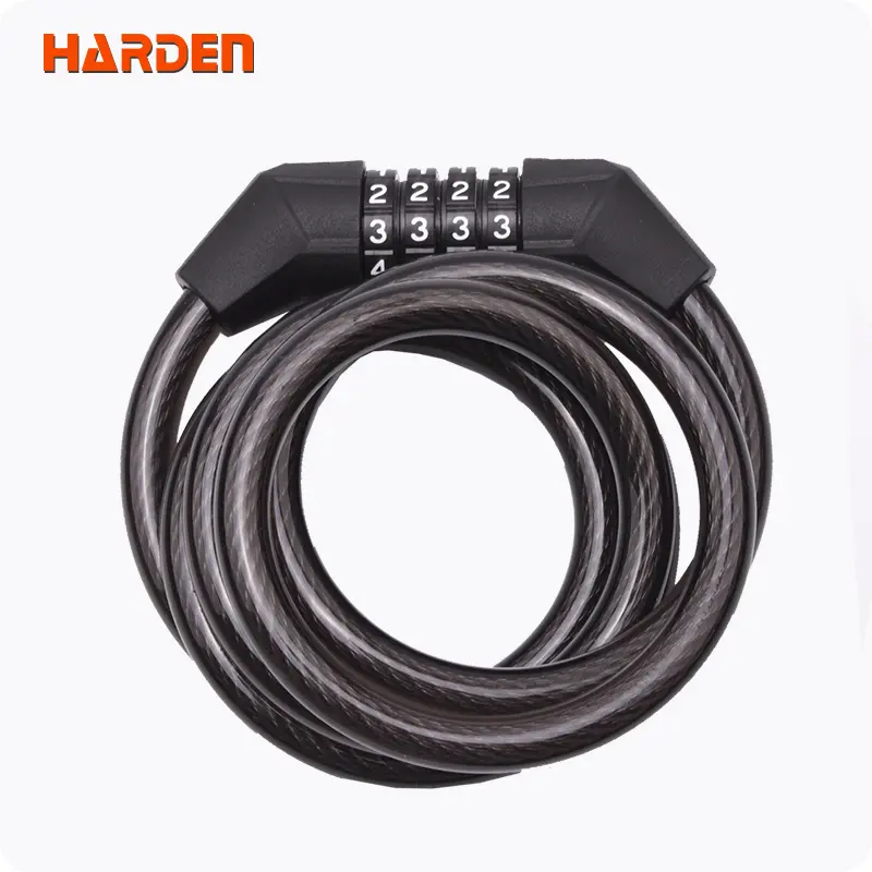 HARDEN Bicycle Cable Lock | 4-Digit | 1200x10mm | Steel