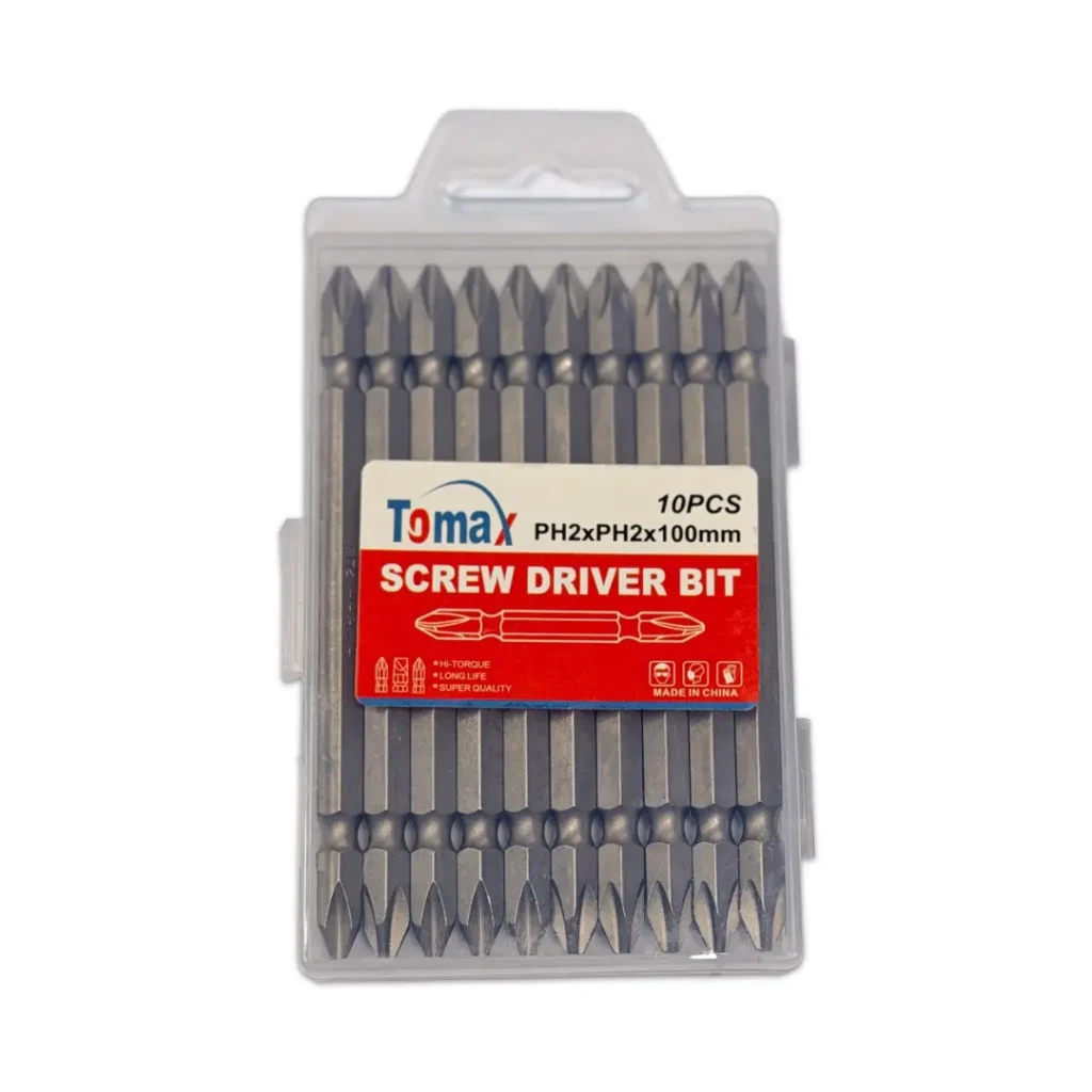 TOMAX Screwdriver Bits | PH2xPH2 | 100mm | 10PCS Pack