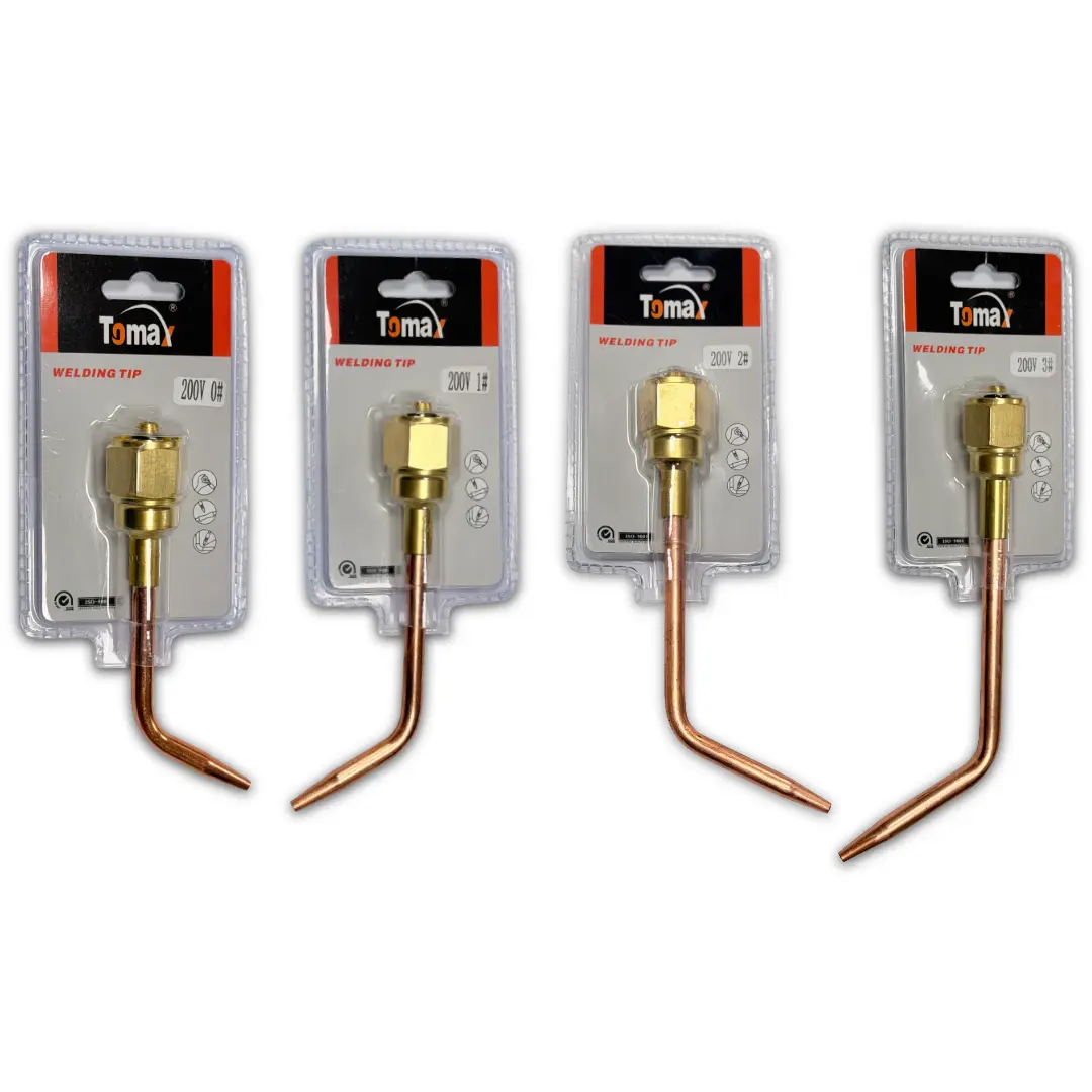 TOMAX WELDING TIP MFA 200V TOMAX Gas Welding Tips | MFA | 200V Series | Sizes 0-3